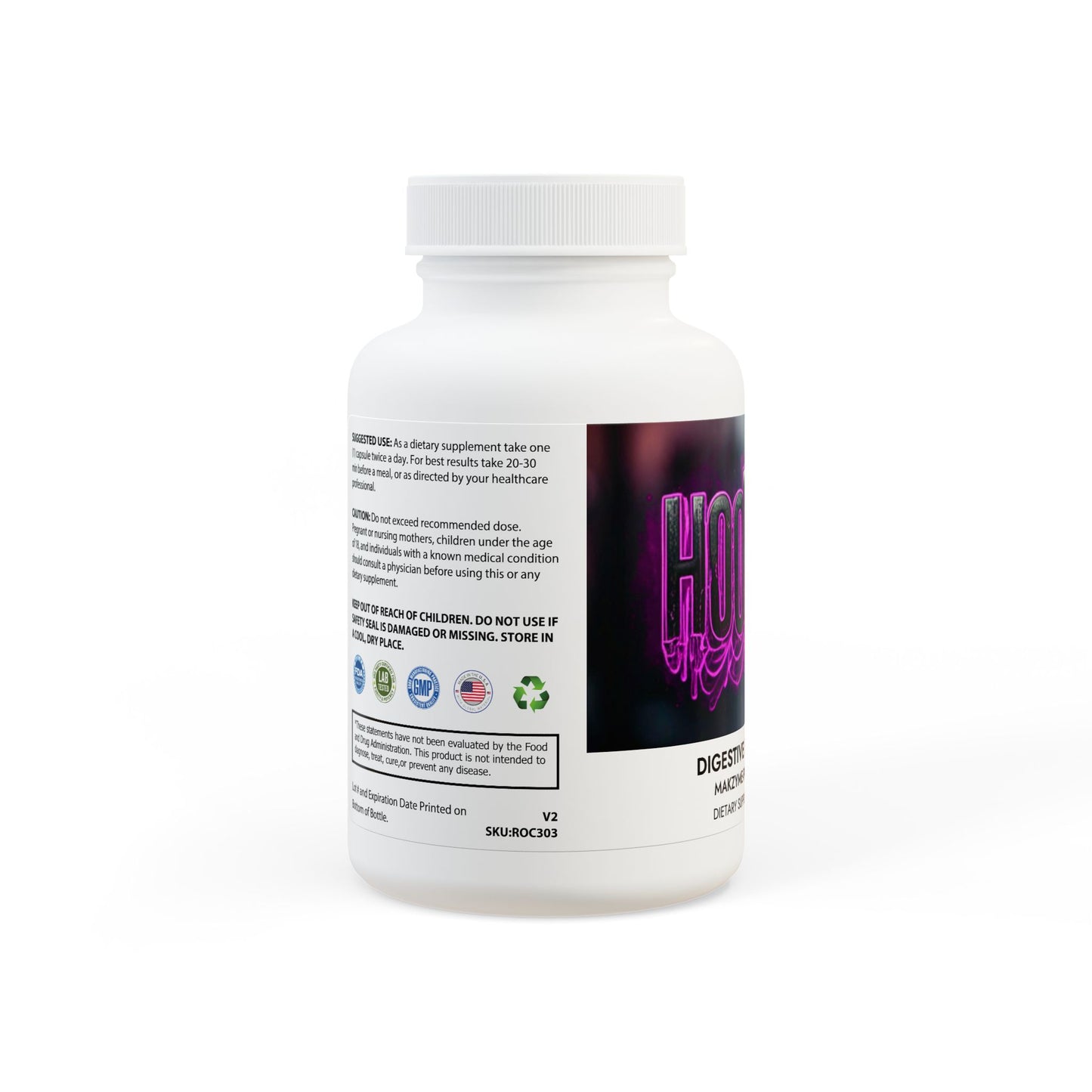 Digestive Enzyme Blend Supplement (60 Capsules)