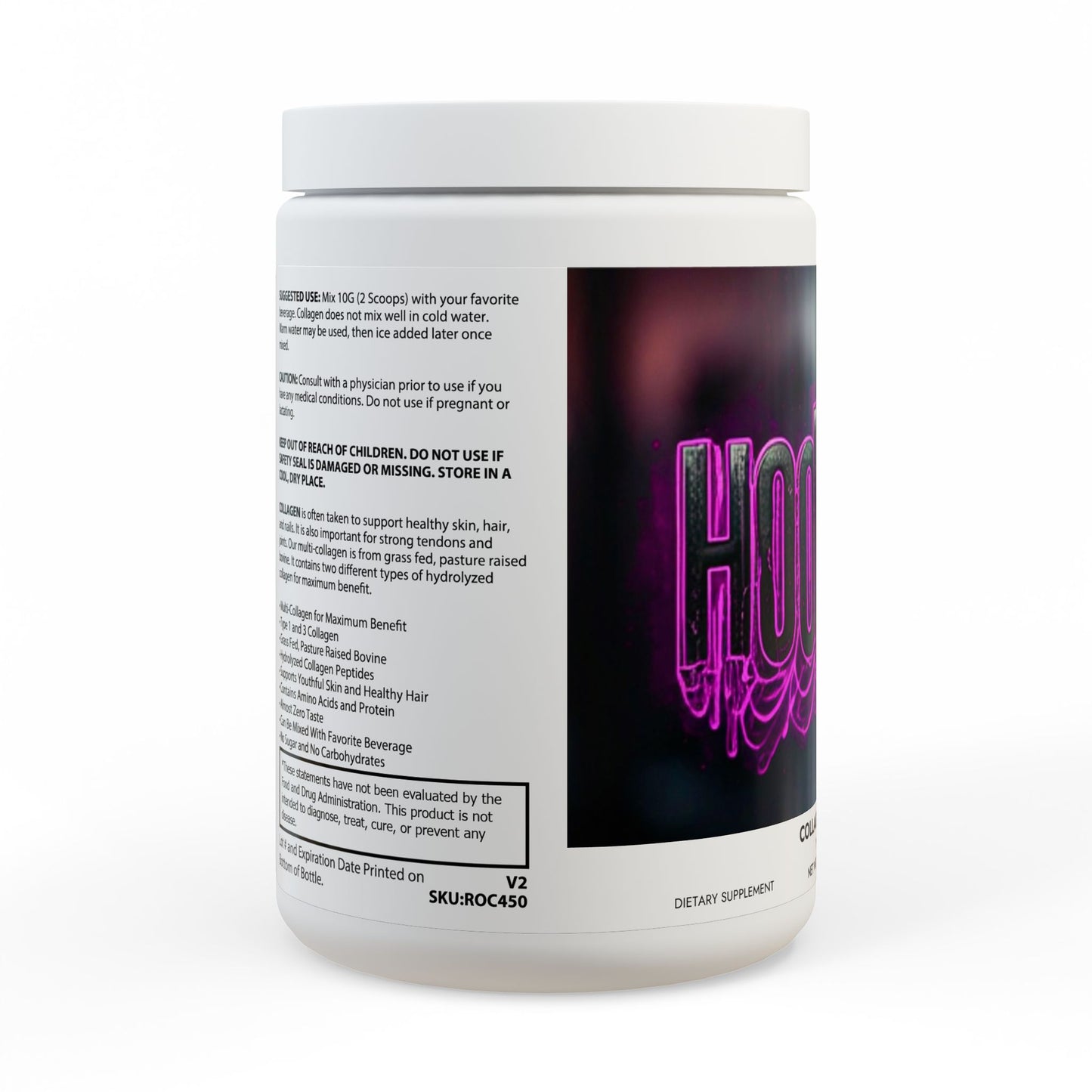 Collagen Peptides Type I & III Supplement (350g, 12.3oz)